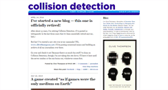 Desktop Screenshot of collisiondetection.net